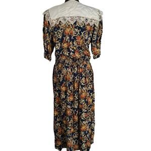 Architect Sailor Paisley Floral Dress Size 10 with Tags VTG